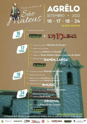 Cartaz Festas em Honra de São Mateus 2022