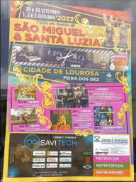 Cartaz Festas em Honra de São Miguel e Santa Luzia 2022