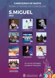 Cartaz Feira e Festas de S. Miguel 2022