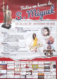 Cartaz Festa de São Miguel 2022