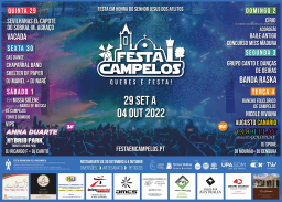 Cartaz Festa dos Campelos 2022
