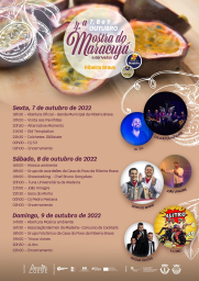 Cartaz 4.ª EDIÇÃO DA MOSTRA DO MARACUJÁ E DERIVADOS 