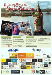 Cartaz Festas em Honra de Santa Catarina 2022 - Ribeira de Ovar