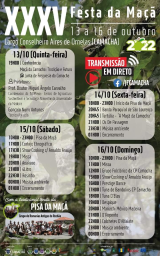 Cartaz Festa da Maçã 2022