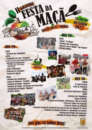 Cartaz II Grande Festa da Maçã 2022