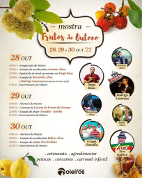 Cartaz Mostra Frutos de Outono 2022