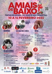 Cartaz Festas em Honra do Mártir São Sebastião 2023