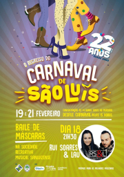 Cartaz Carnaval de São Luís 2023