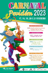 Cartaz Carnaval de Pevidém 2023