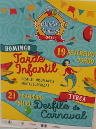 Cartaz Carnaval de Amares 2023