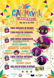 Cartaz Carnaval de Avintes 2023