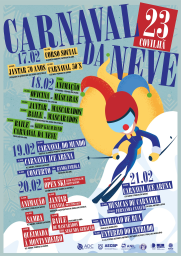 Cartaz Carnaval na Neve 2023