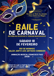Cartaz BAILE DE CARNAVAL 2023