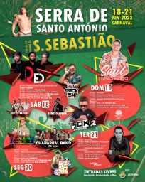 Cartaz Festa de S. Sebastião - Serra de Santo António 2023