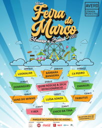 Cartaz 587 anos da Feira de Março Aveiro 2023