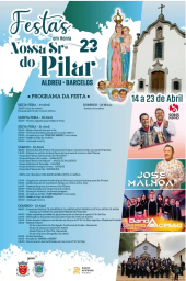 Cartaz Festa da Senhora do Pilar 2023