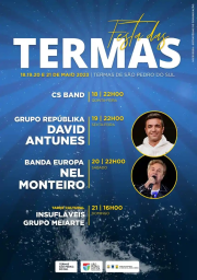 Cartaz Festa das Termas 2023 - São Pedro do Sul