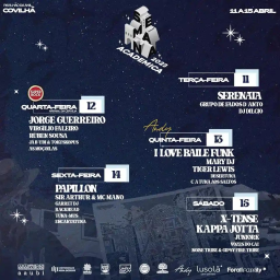 Cartaz Semana Académica da UBI 2023 - Covilhã