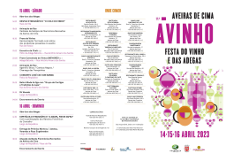 Cartaz Ávinho 2023 - Festa do Vinho e das Adegas 