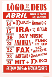 Cartaz Lôgo de Deus 2023