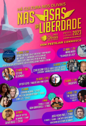 Cartaz Nas Asas da Liberdade 2023