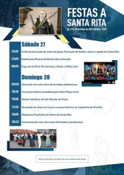 Cartaz Festas a Santa Rita 2023 - Fafe