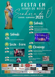 Cartaz Festa de Nossa Senhora do Ó 2023 - Corvite