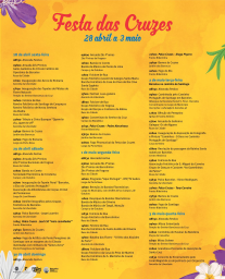 Cartaz Festa das Cruzes 2023 - Barcelos
