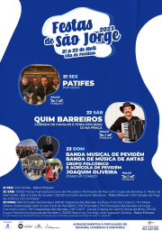 Cartaz Festas de São Jorge 2023 - Pevidém
