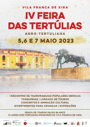 Cartaz IV FEIRA DAS TERTÚLIAS 2023 - Vila Franca de Xira