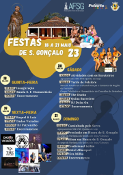 Cartaz Festas de S. Gonçalo 2023 - Cabanas