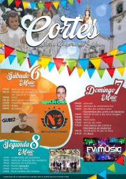 Cartaz Festa Nossa Senhora da Gaiola 2023 - Cortes