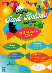 Cartaz  Festas Santo António Da Charneca 2023 - Barreiro
