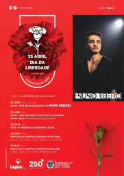 Cartaz Comemorações do 25 de Abril 2023 - Lagoa