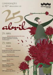 Cartaz Comemorações do 25 de Abril 2023 - Torres Novas