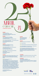 Cartaz Comemorações do 25 de Abril 2023 - Coruche