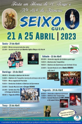 Cartaz Festa em Honra de S. Jorge e N. Sra da Memória 2023 - Seixo