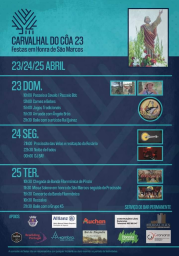 Cartaz Festas em Honra de São Marcos 2023 - Carvalhal do Côa 