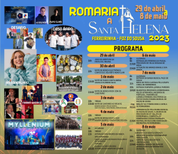 Cartaz Romaria a Santa Helena 2023 - Ferreirinha