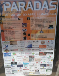 Cartaz Festas de Sto Isidro 2023 - Paradas