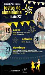 Cartaz Festas de Almeidinha 2023 - Mangualde