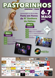 Cartaz Festa em Honra da Nossa Senhora de Fátima 2023 - Asseiceira