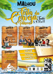 Cartaz Festa da Cerveja e Petiscos 2023 - Malhou