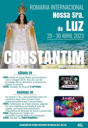 Cartaz Romaria Internacional Nossa Senhora da Luz 2023 - Constantim