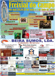 Cartaz Festas em Honra de Nossa Senhora de Lourdes 2023 - Freixial do Campo