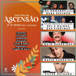 Cartaz  XXXIX Feira da Ascensão 2023 - Alenquer