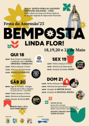 Cartaz Festa da Ascensão 2023 - Bemposta