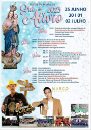 Cartaz Festas em honra de Nossa Senhora do Alívio 2023 - Felgueiras