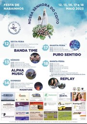 Cartaz Festa de Nossa Senhora do Coito 2023 - Nabainhos