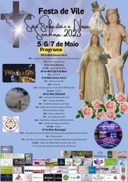 Cartaz Festa de São Sebastião e Nossa Senhora 2023 - Vile